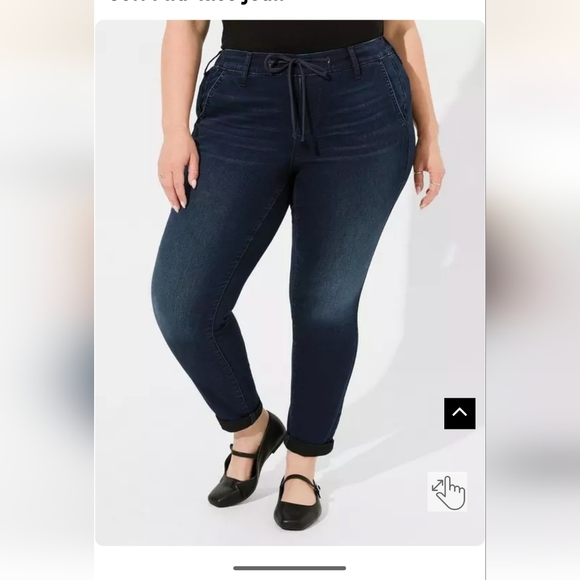 Torrid Pull-On Weekend Boyfriend Super Soft Mid-Rise Jean Size 2x Tall (20) - Picture 8 of 16